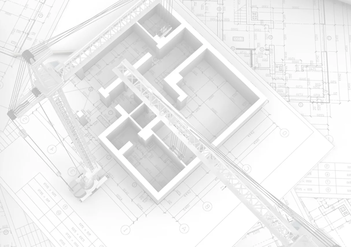 Architectural plan of a foundation project