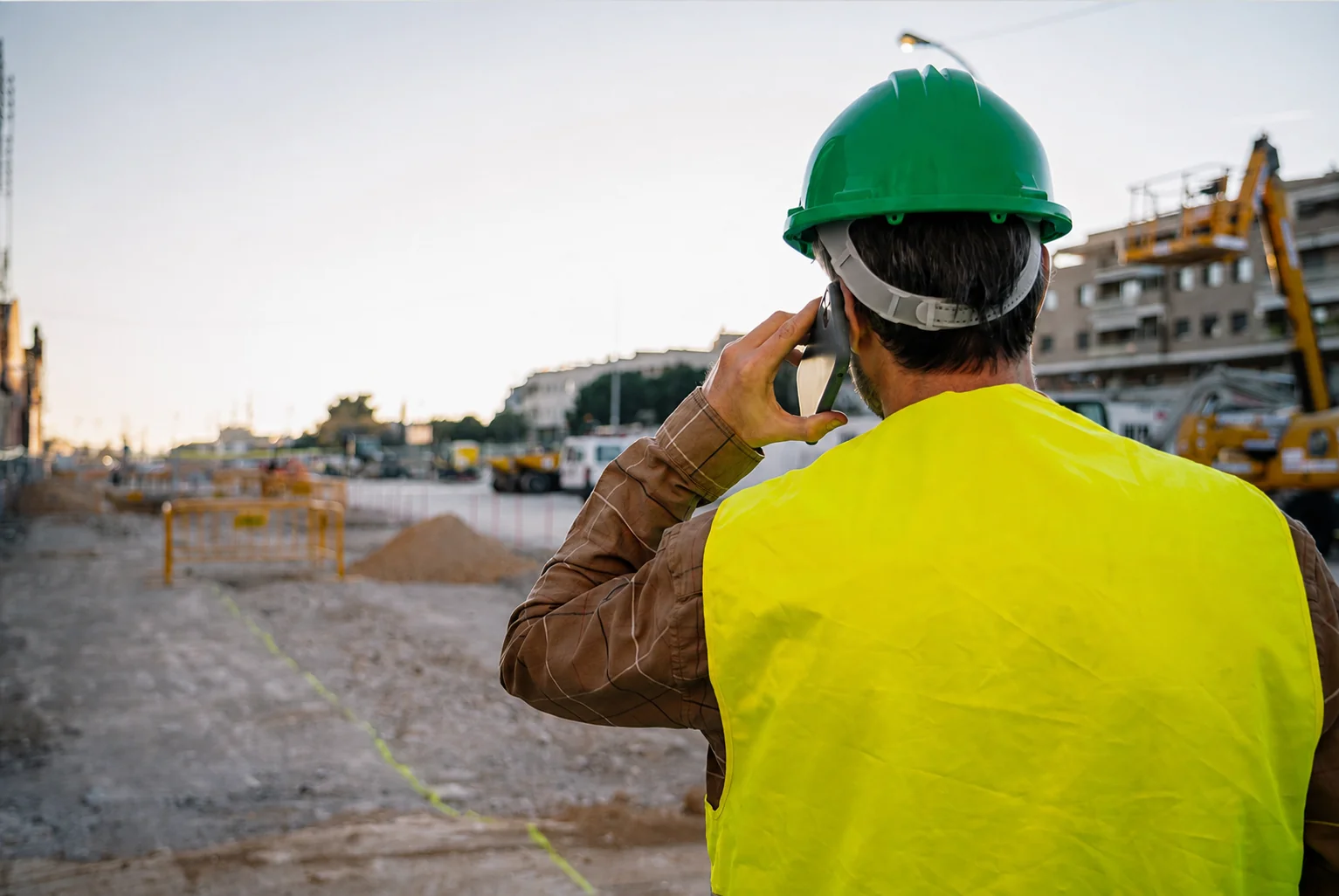 Expert Héneault Gosselin sur un chantier de construction